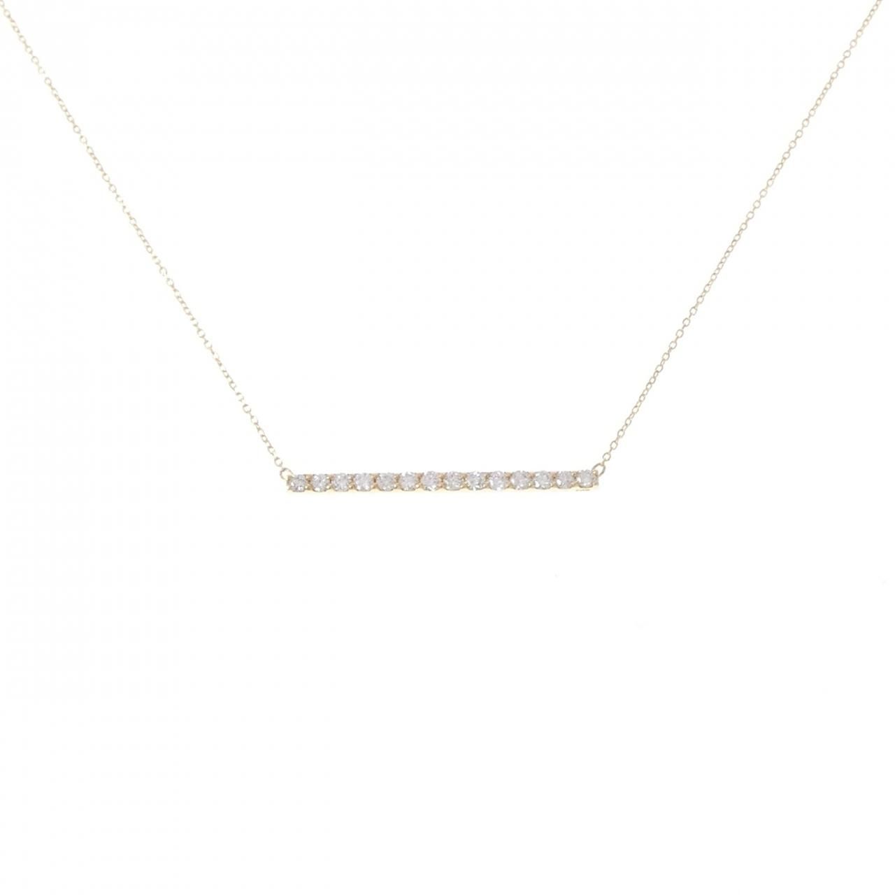 K18YG ダイヤモンド ネックレス 0.28CT