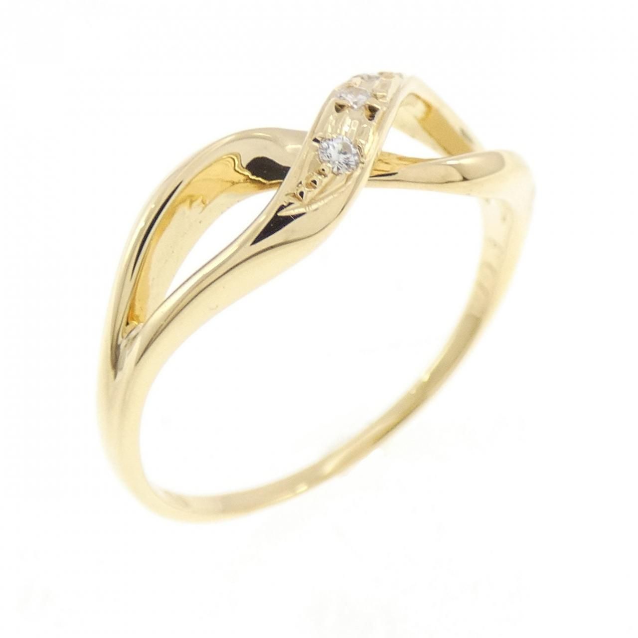 K18YG スリーストーン ダイヤモンド リング 0.03CT 48,360円