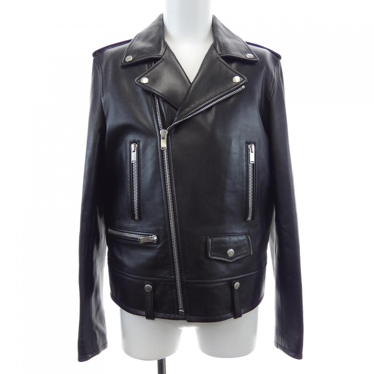 サンローラン SAINT LAURENT L01O　クラシックモーターサイクルジャケット 484284 Y5YA2 レザーライダースジャケット