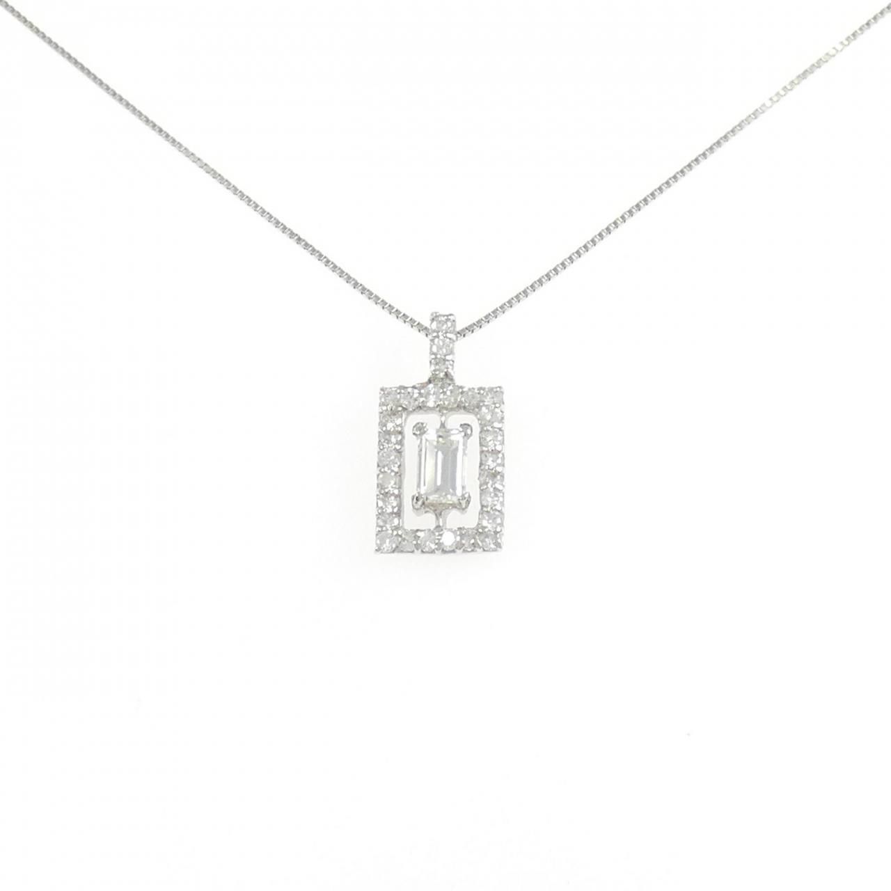 PT900/PT850 ダイヤモンド ネックレス 0.351CT
