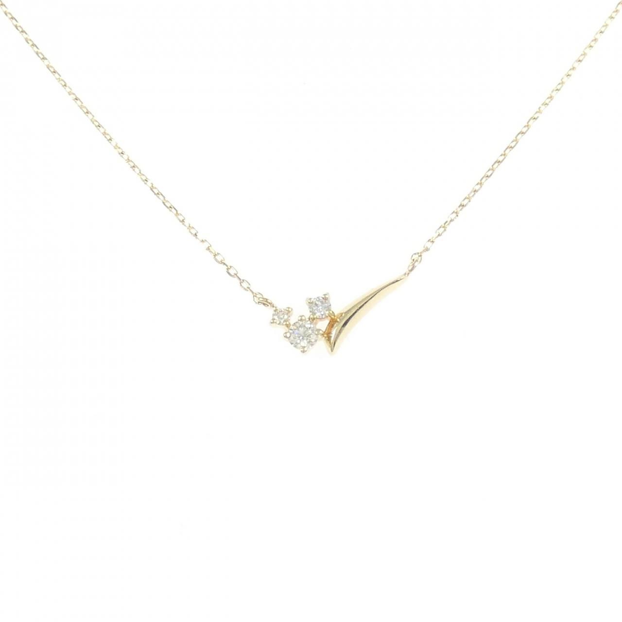 K10YG ダイヤモンド ネックレス 0.05CT