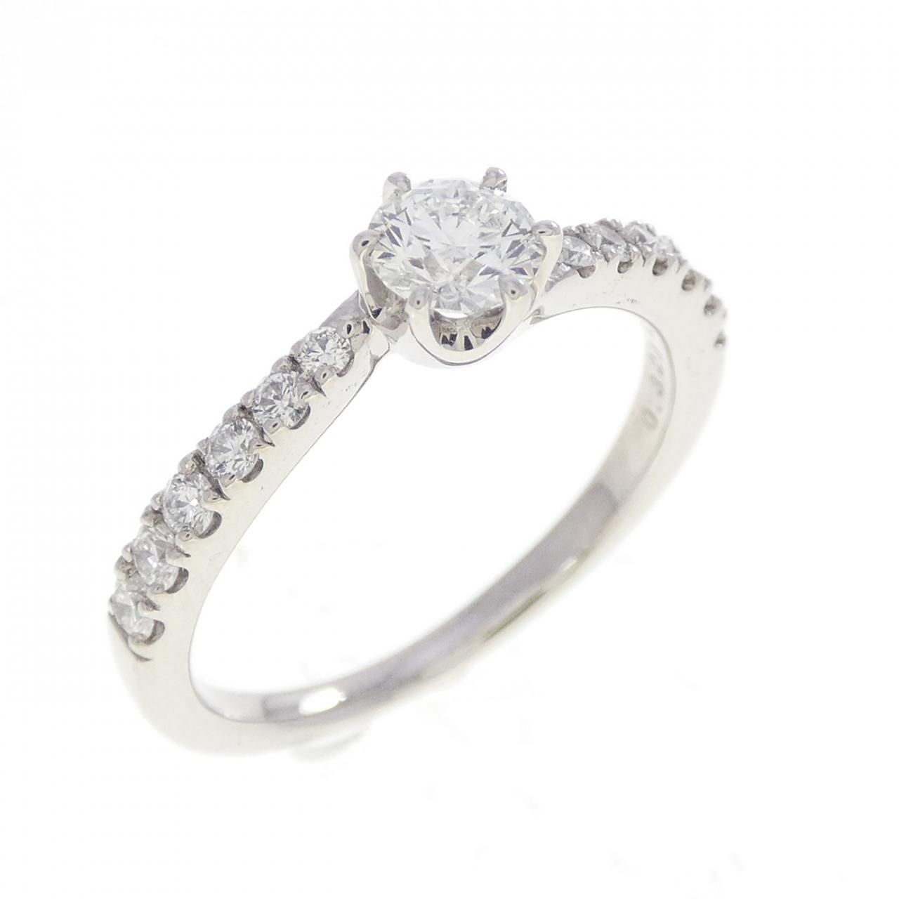 PT950 ダイヤモンド リング 0.320CT E VVS1 3EXT H＆C