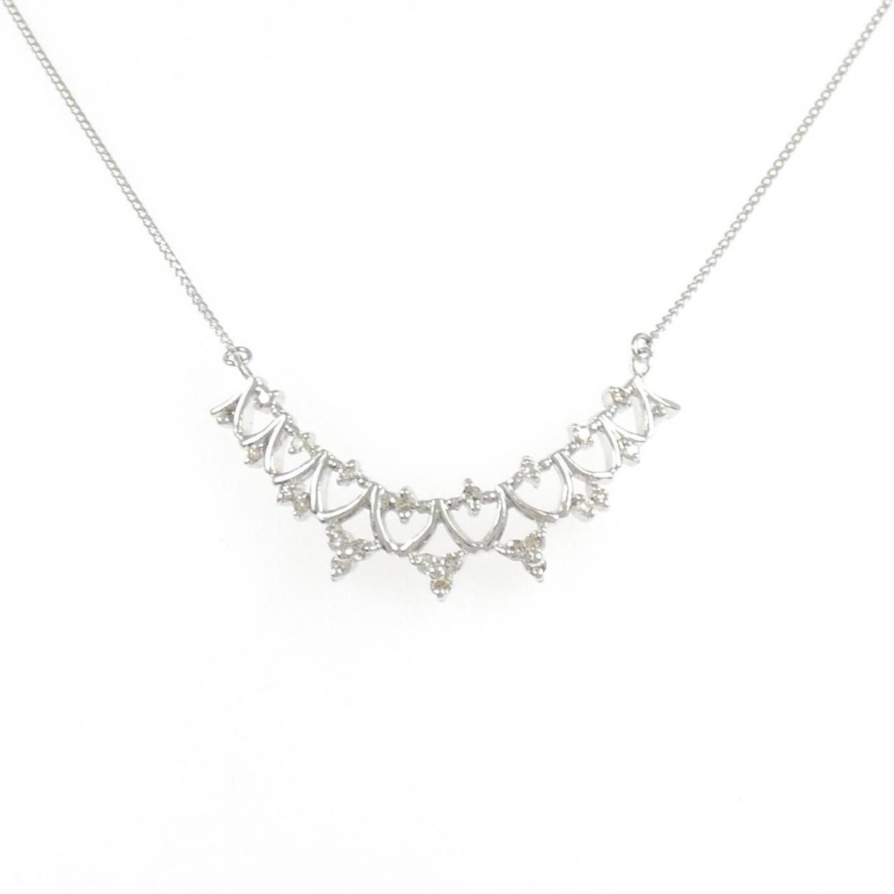 PT850 ダイヤモンド ネックレス 0.29CT