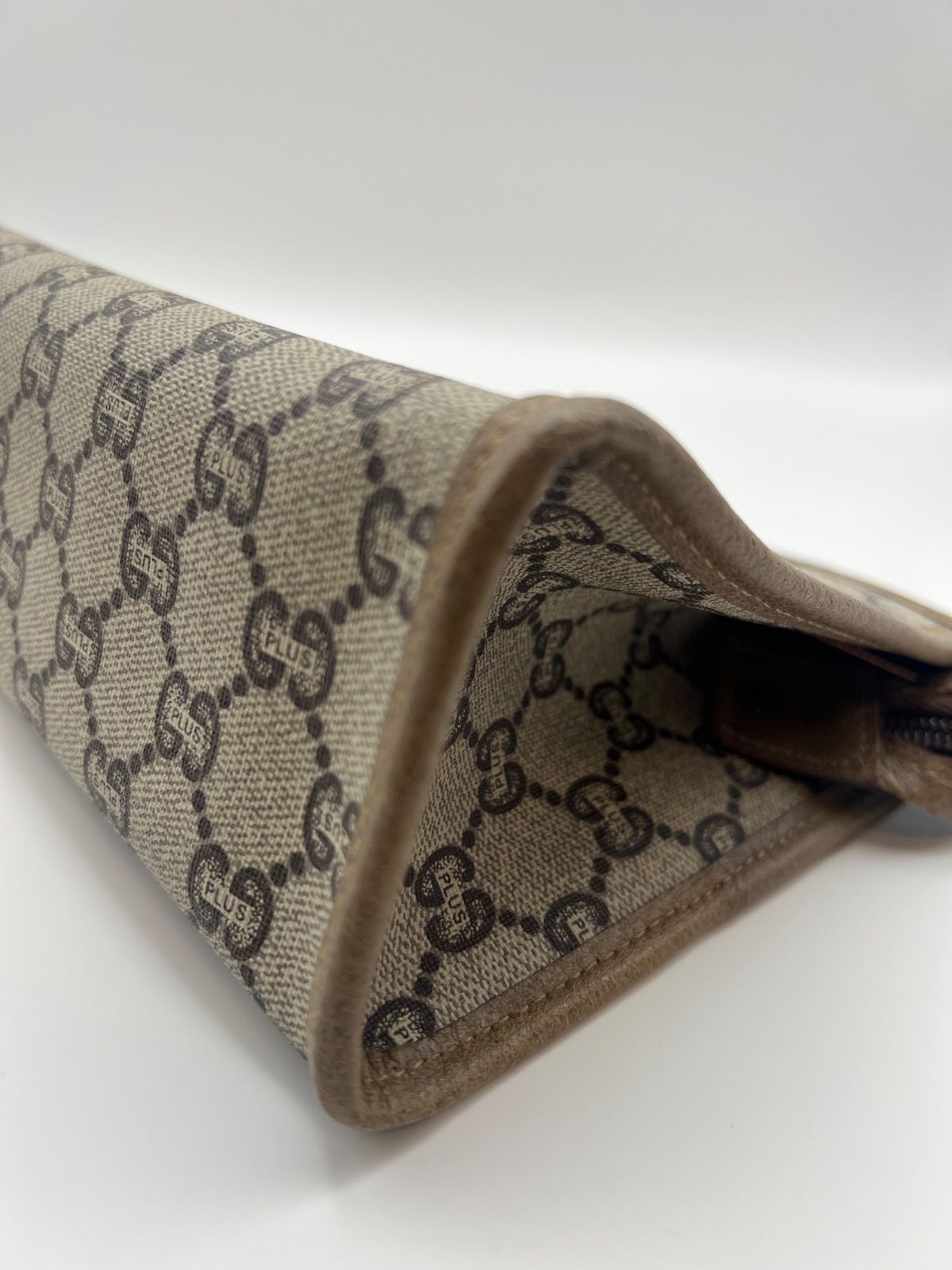 GUCCI PLUS オールドグッチ GG柄 クラッチバッグ セカンドバッグ PVC