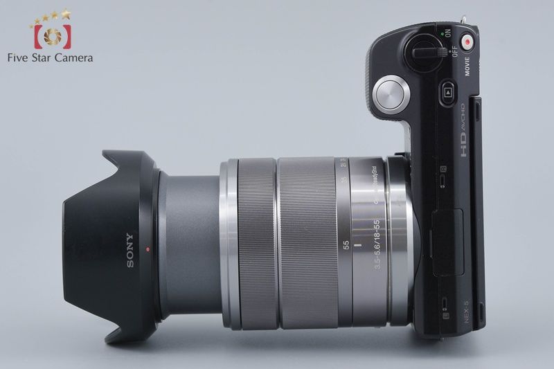 中古】SONY ソニー α NEX-5 ズームレンズキット ブラック - メルカリ