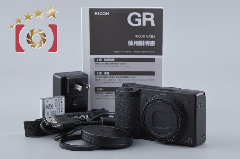 中古】RICOH リコー GR IIIx コンパクトデジタルカメラ シャッター回数