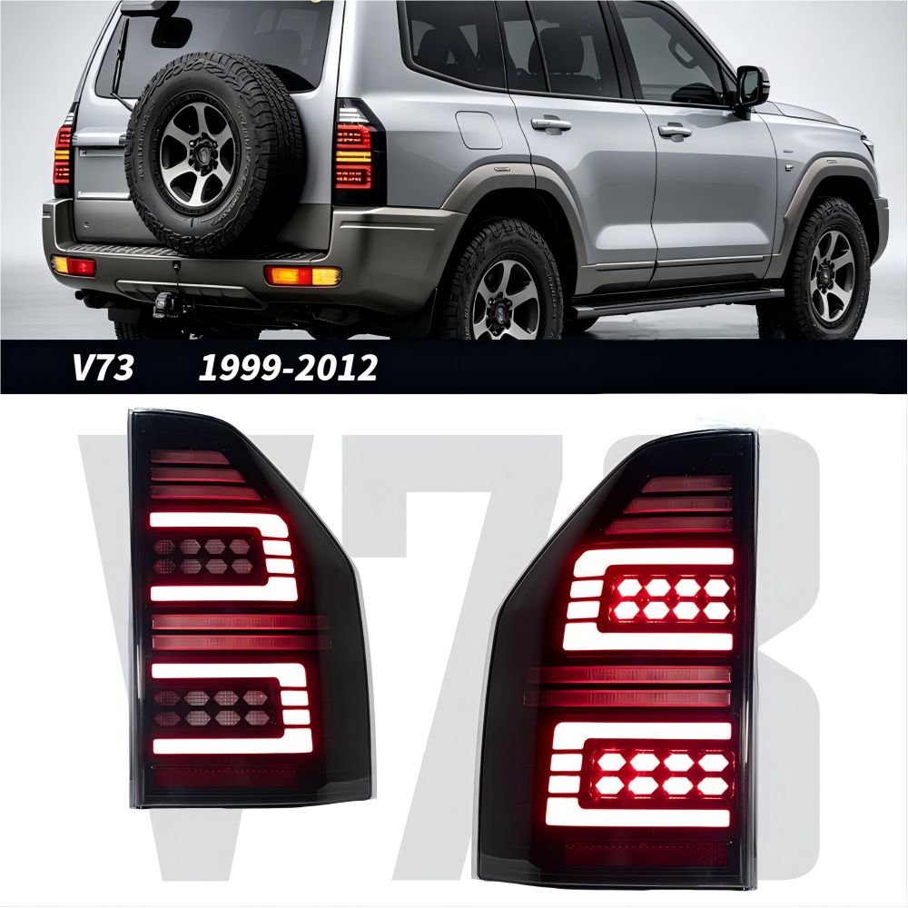 【送料無料】三菱(Mitsubishi) パジェロV73 2009-22専用 LEDテールランプ スキャン発光/シーケンシャルウインカー 高輝度・視認性UP ドレスアップ効果抜群 簡単交換 夜間走行安全
