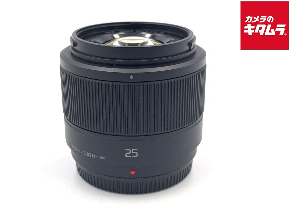 【中古】 【並品】 パナソニック LUMIX G 25mm F1.7 ASPH. [H-H025K] ブラック