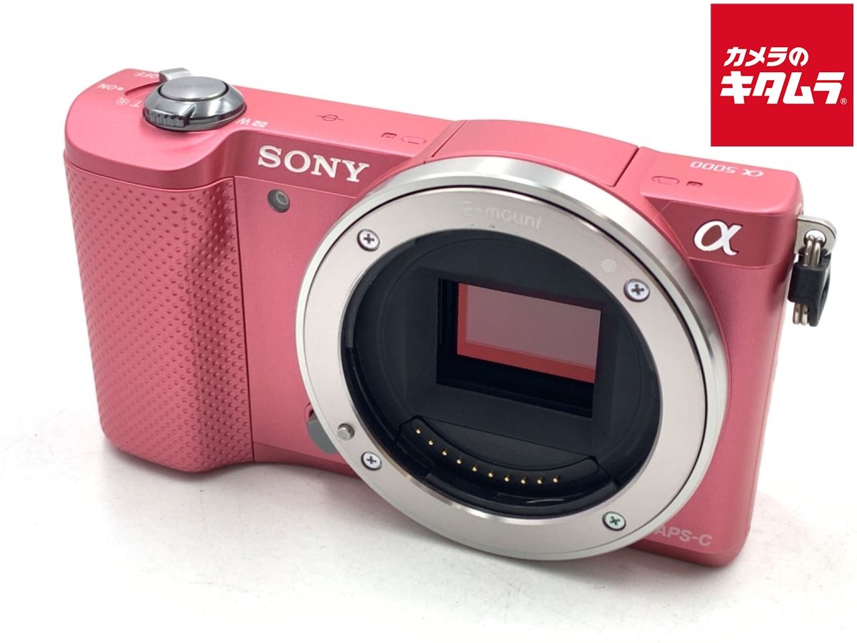 【中古】 【良品】 ソニー α5000 ボディ ピンク [ILCE-5000]