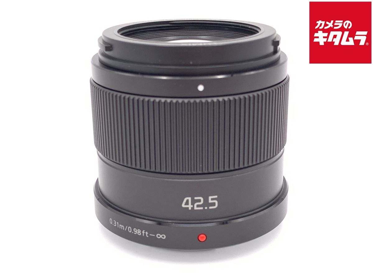 【中古】 【良品】 パナソニック LUMIX G 42.5mm F1.7 ASPH. POWER O.I.S. [H-HS043-K] ブラック