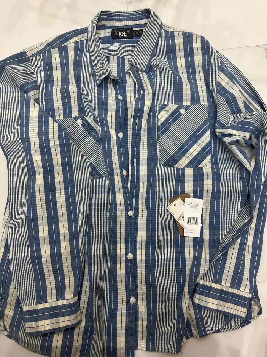 XXL RRL(ダブルアールエル) リネンワークシャツ