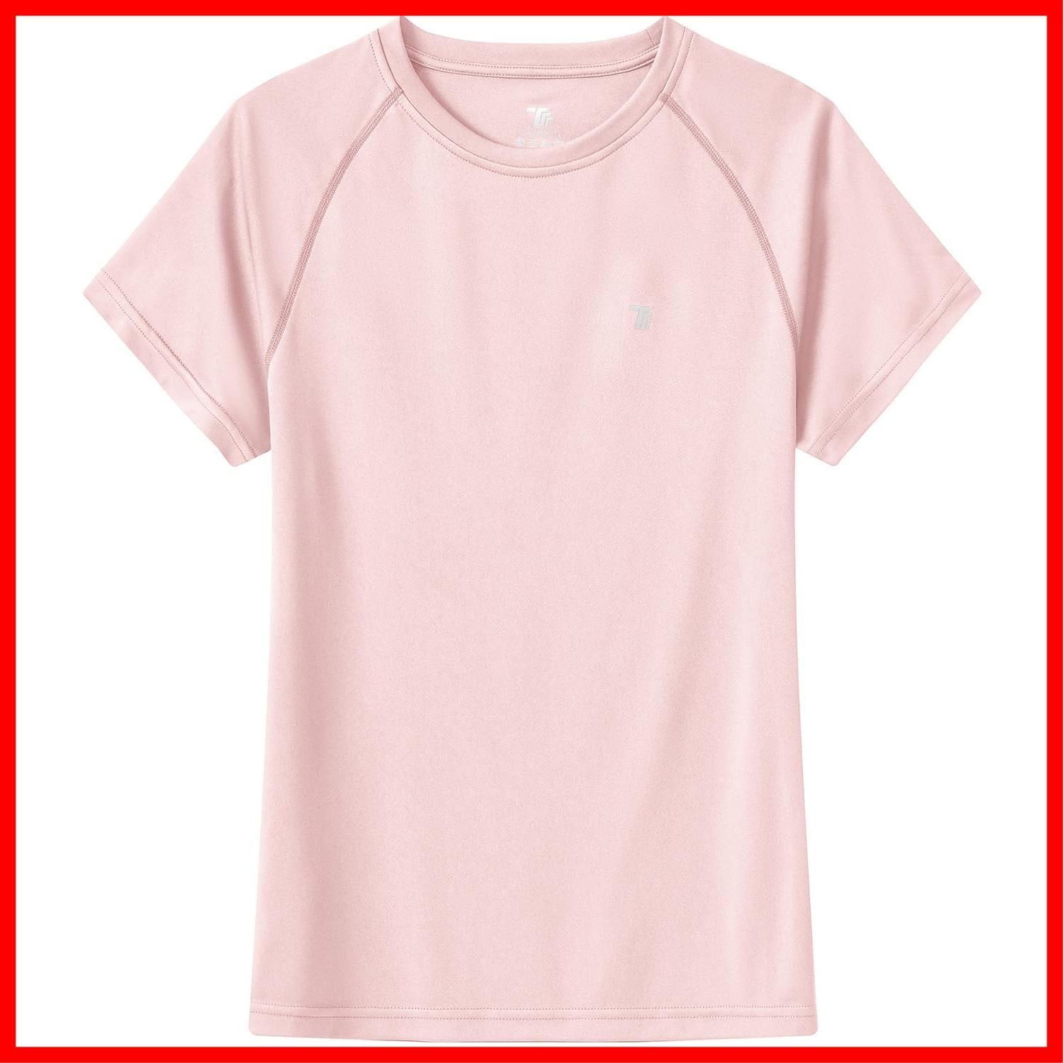 【在庫処分】テニス スポーツ ヨガ tシャツ トップス 吸汗速乾 ランニング ジムウェア ウォーキングウェア ストレッチ 練習着 半袖 部屋着 小さめサイズ UPF50+ レディース 丸首 スポーツtシャツ