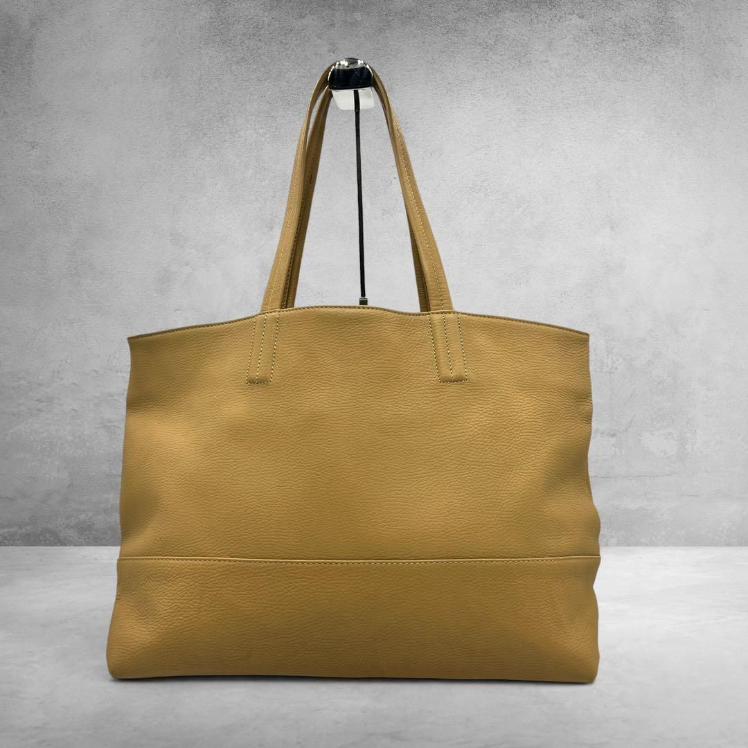 UNITED ARROWS ユナイテッドアローズ 本革 オールレザー トートバッグ A4収納 大容量 シボレザー ビジネスバッグ 通勤 通学 レディース メンズ unisex minimal mode archive vintage leather 2899