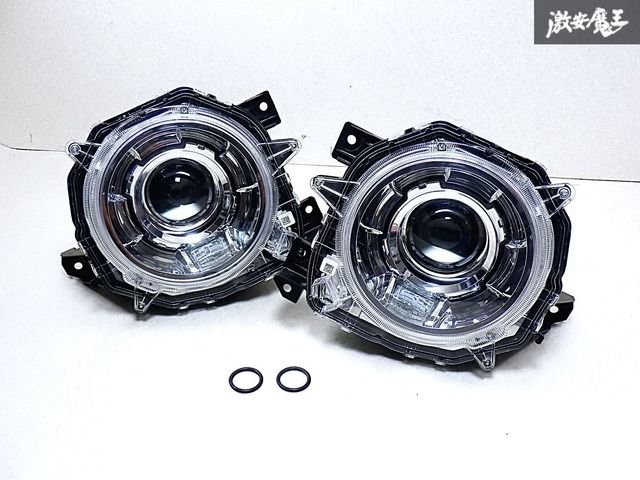 【点灯OK】スズキ 純正 JC74W ジムニーノマド LED ヘッドライト レンズ 左右セット 100-7R048 即納 棚R-2