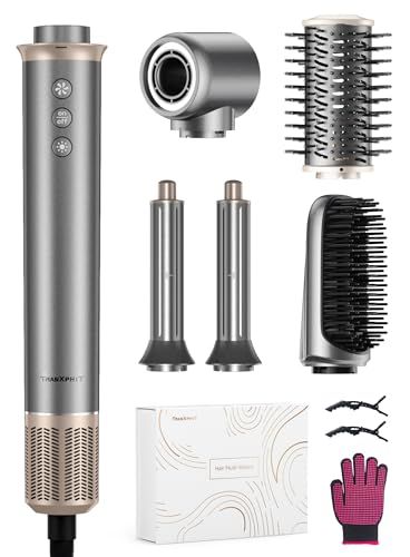5in1多機能ヘアスタイラー 5億マイナスイオン 160,000RPM ブラシレスモーター技術 軽量設計 モンスター級速乾 大風量 高速速乾 低騒音 自動カール 左右巻対応 ストレート 温度制御 過熱防止 PSE認証済 家庭用/旅行用pms 32da71ba