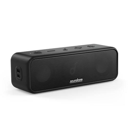 Anker Soundcore 3 Bluetooth スピーカー/ IPX7 防水/チタニウムドライバー/デュアルパッシブラジエーター/BassUpテクノロジー/アプリ対応/イコライザー設定/USB-C接続/ 24時間連続再生/ Party 662e9b92