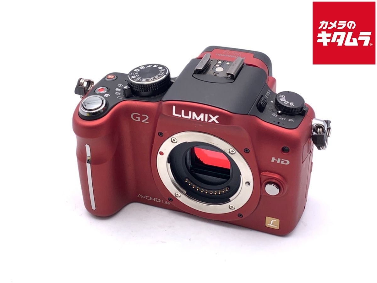 【中古】 【良品】 パナソニック DMC-G2 ボディ コンフォートレッド