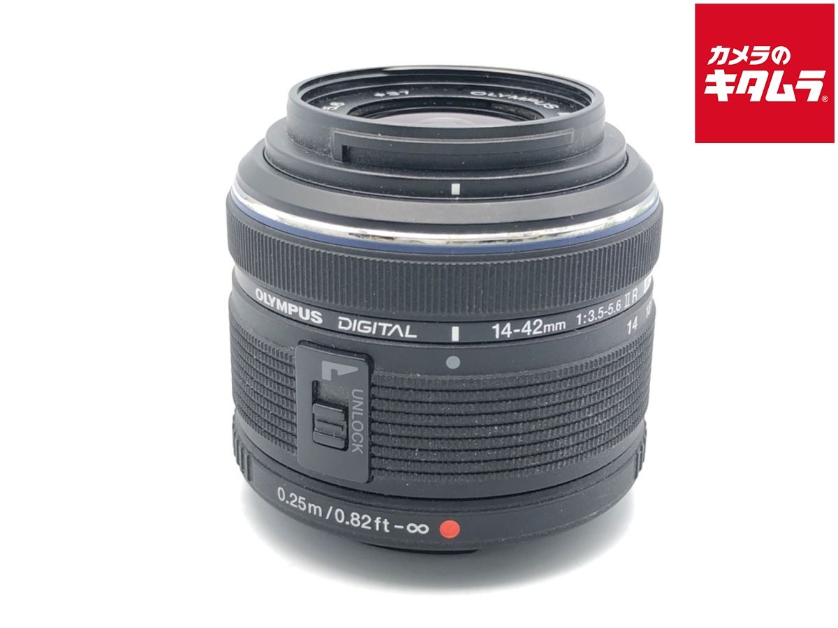 【中古】 【並品】 オリンパス M.ZUIKO DIGITAL 14-42mm F3.5-5.6 II R ブラック