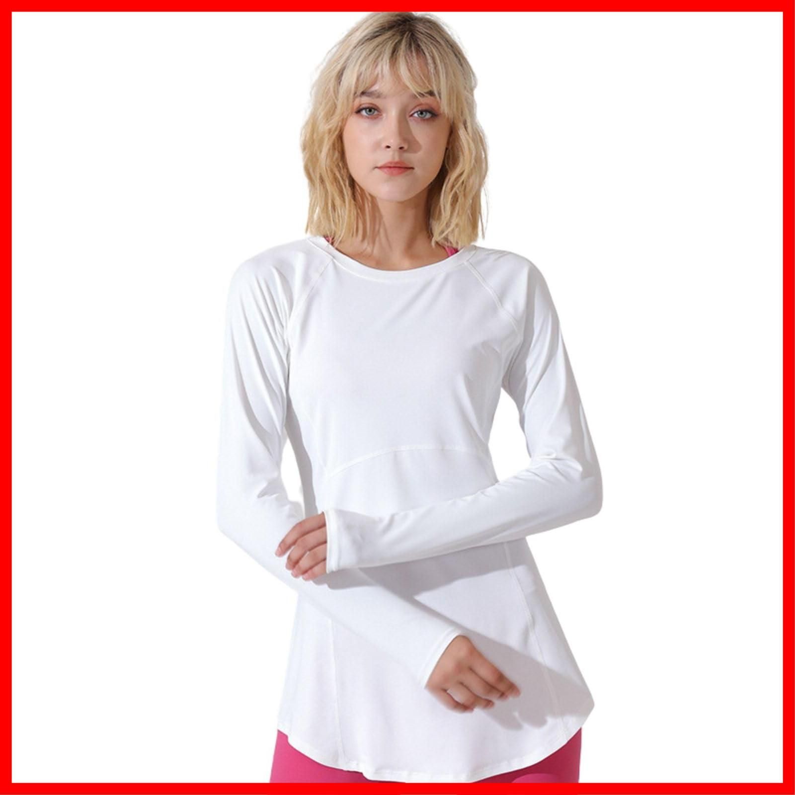 【特価商品】ロングTシャツ ロング丈 シンプル 長袖 トップス ppi-lse033 ヨガ