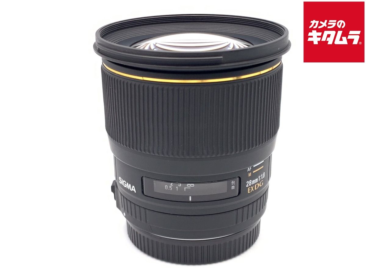 【中古】 【並品】 シグマ 28mm F1.8 EX DG ASP MACRO キヤノン用 15,257円