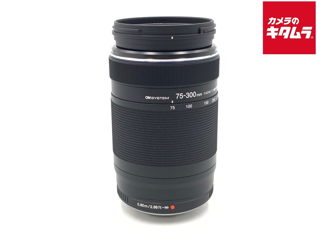 【中古】 【美品】 OM SYSTEM M.ZUIKO DIGITAL ED 75-300mm F4.8-6.7 II