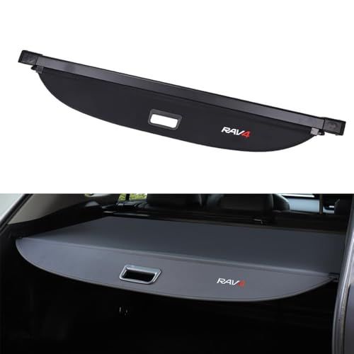 RAV4 XA50系 トノカバー ロールシェード ラゲージ収納 トラックカバー プライバシー 保護 荷室整理 刺繍ロゴ アクセサリー 内装パーツts