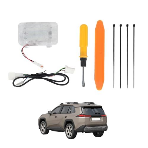 【UmeMart】新型RAV4 60系専用 トランクドームライト 高輝度LED 多段階調光 防水仕様 タッチセンサー プラグイン式 簡単取付 タッチスイッチ 自動消灯機能（日本語の設置説明書が付属します）ts