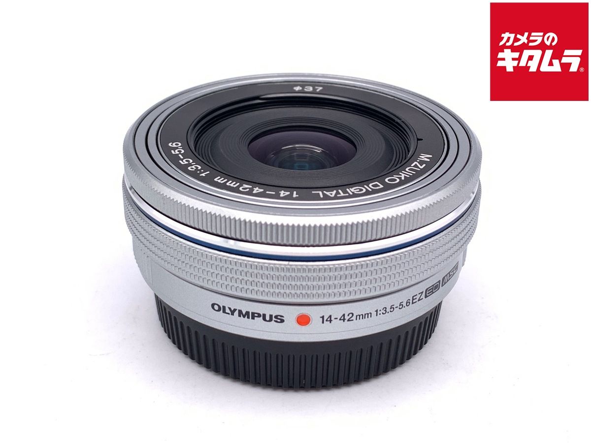 【中古】 【並品】 オリンパス M.ZUIKO DIGITAL ED 14-42mm F3.5-5.6 EZ シルバー