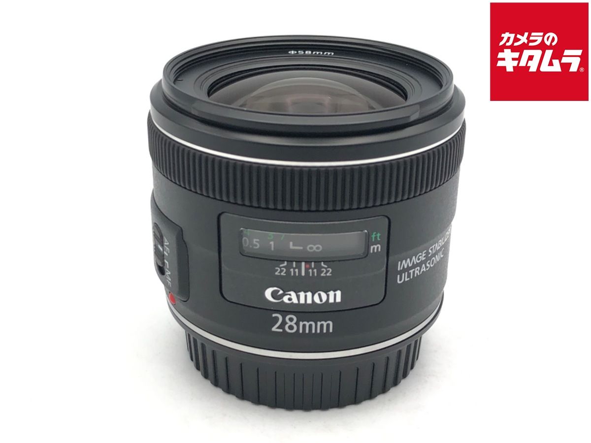 【中古】 【良品】 キヤノン EF28mm F2.8 IS USM