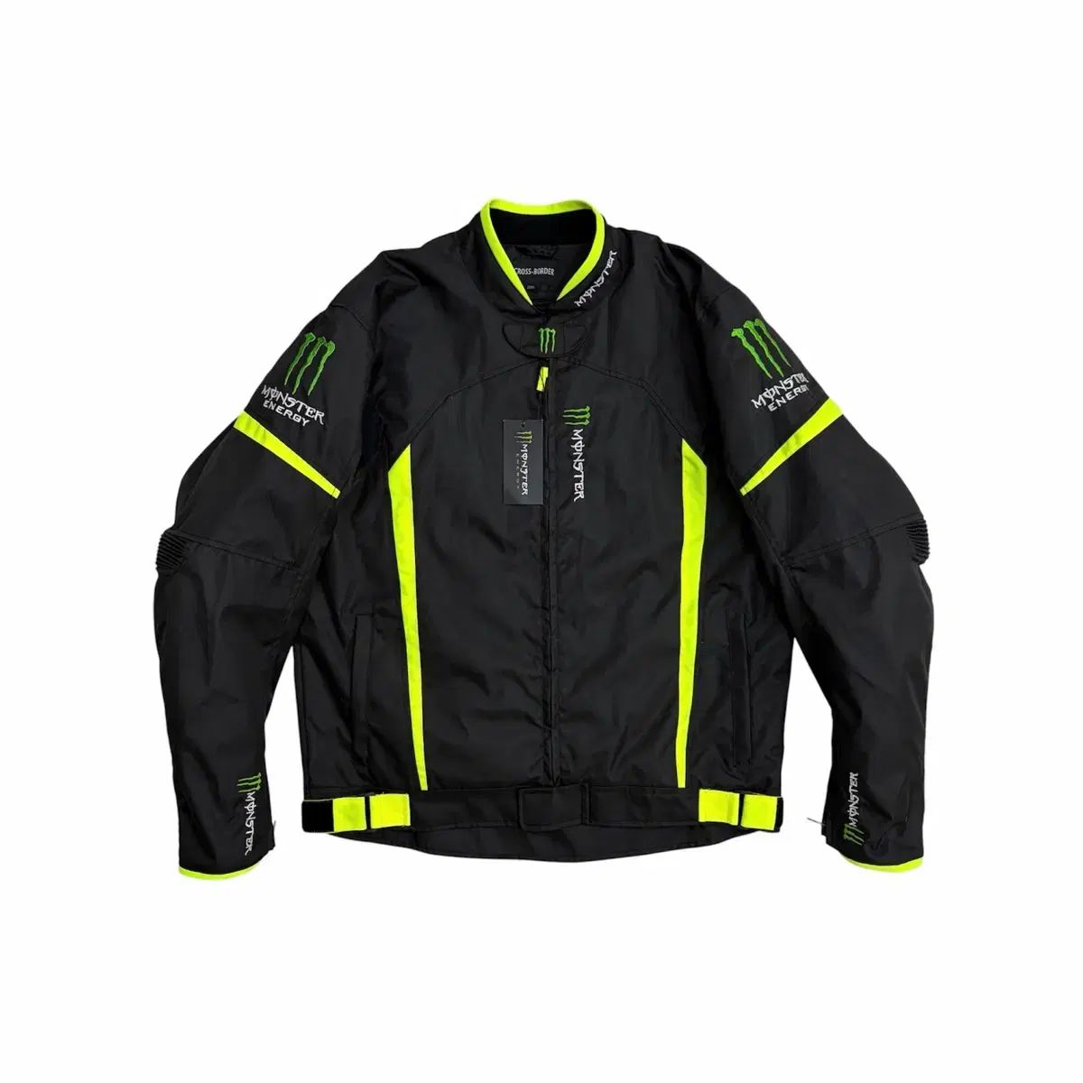 (新品) クロスボーダー MONSTER ENERGY レーシング ライダー バイカージャケット (3XL)