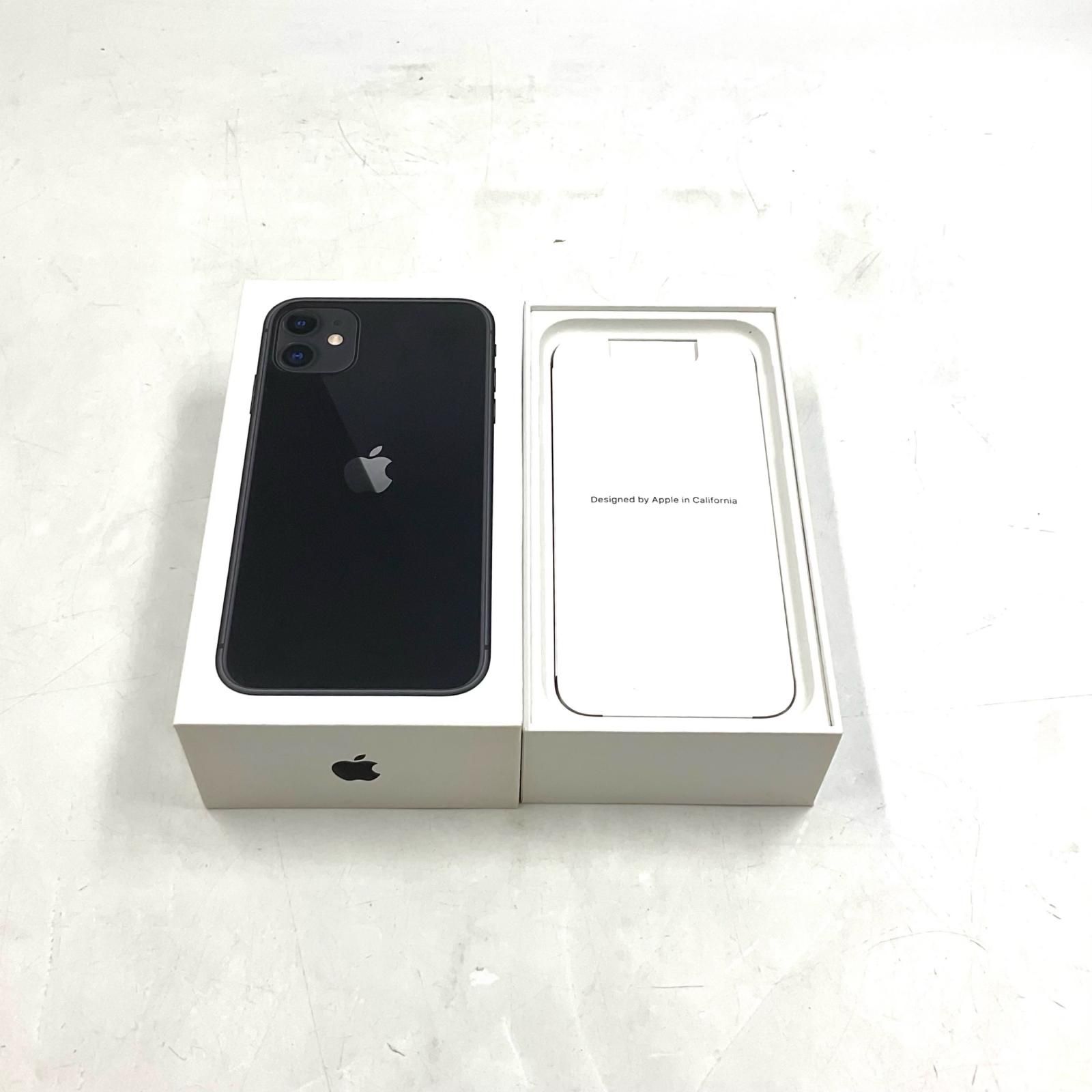 iPhone 11 64GB ブラック SIMフリー 白ロム 動作確認済 - メルカリ