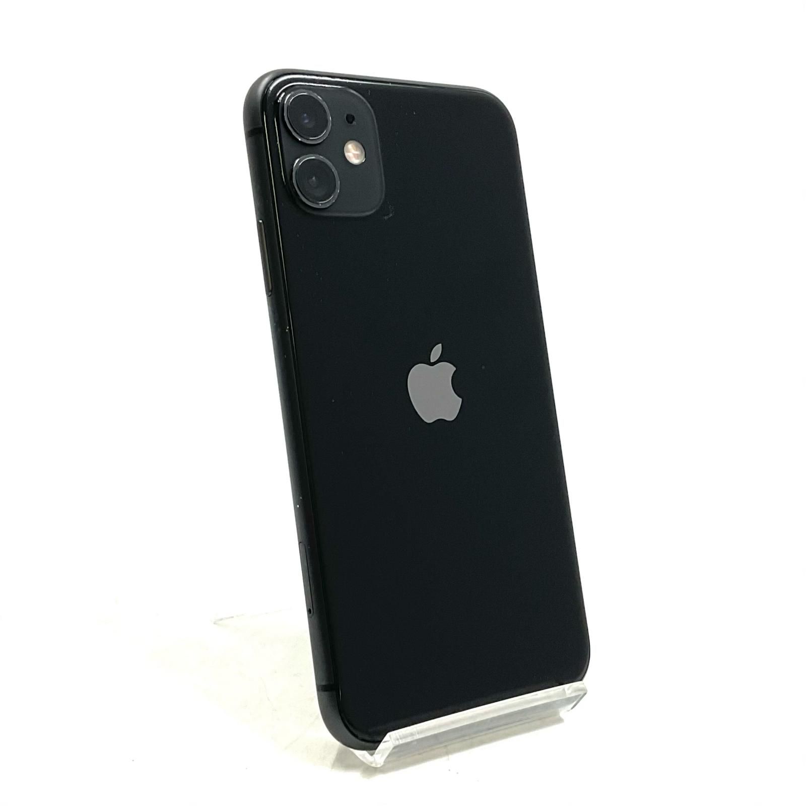 iPhone 11 64GB ブラック SIMフリー 白ロム 動作確認済 - メルカリ