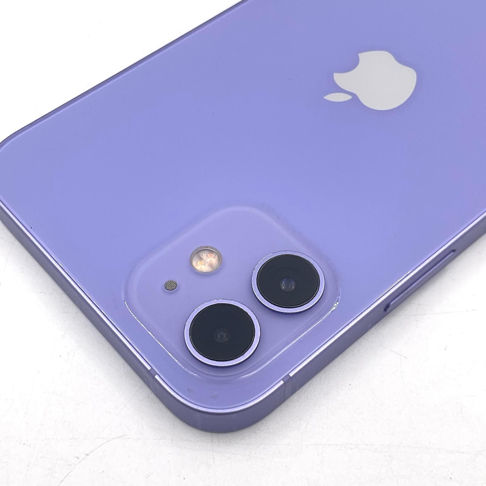 iPhone 12 64GB パープル SIMフリー Softbank 白ロム - メルカリ