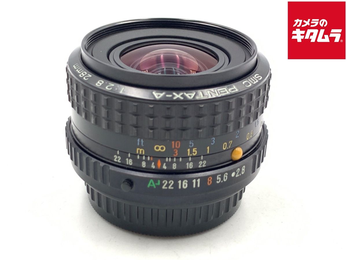 【中古】 【良品】 ペンタックス smc PENTAX-A 28mm F2.8