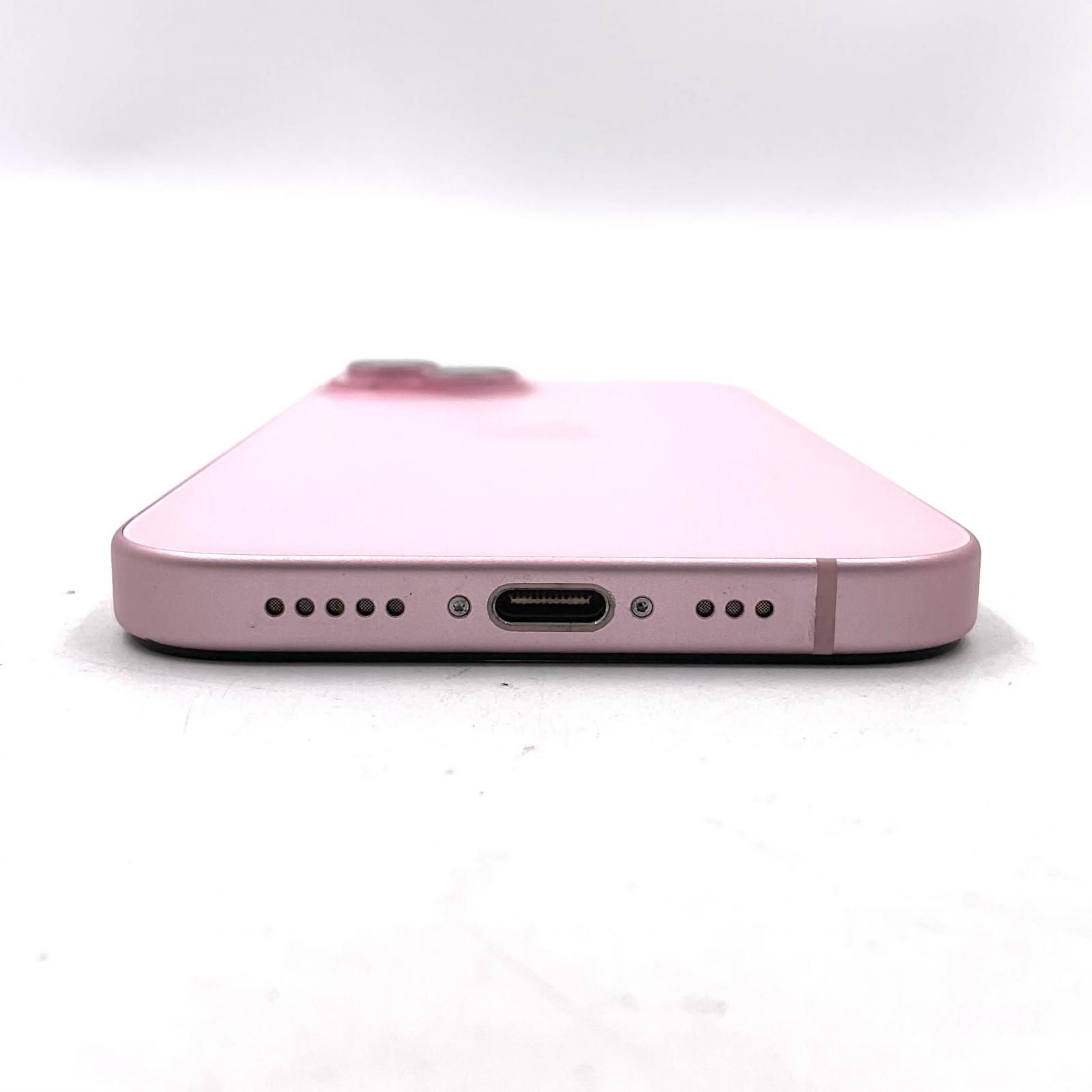 iPhone 15 256GB Pink 白ロム【難有】 100% - メルカリ