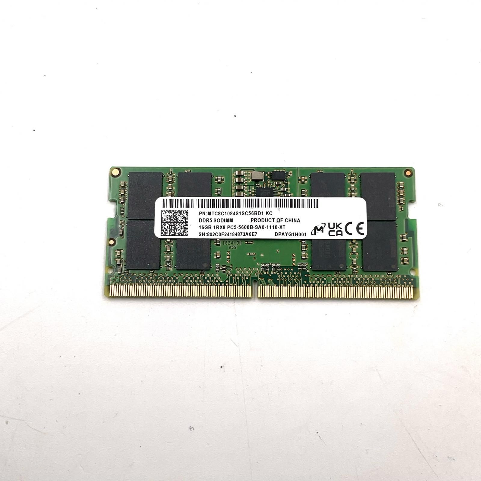 DDR5-5600 16GB S.O.DIMM メモリ 動作確認済 - メルカリ