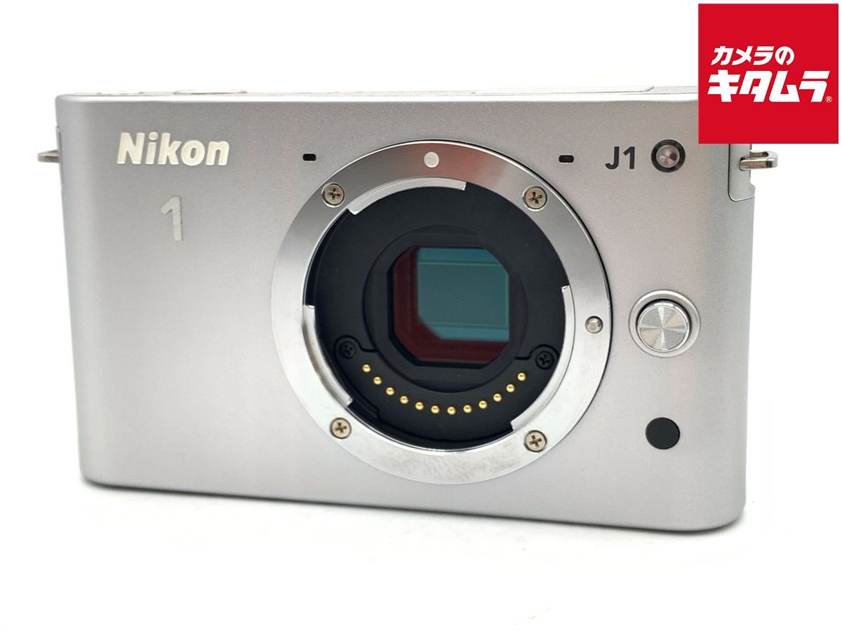 【中古】 【良品】 ニコン Nikon 1 J1 ボディ シルバー