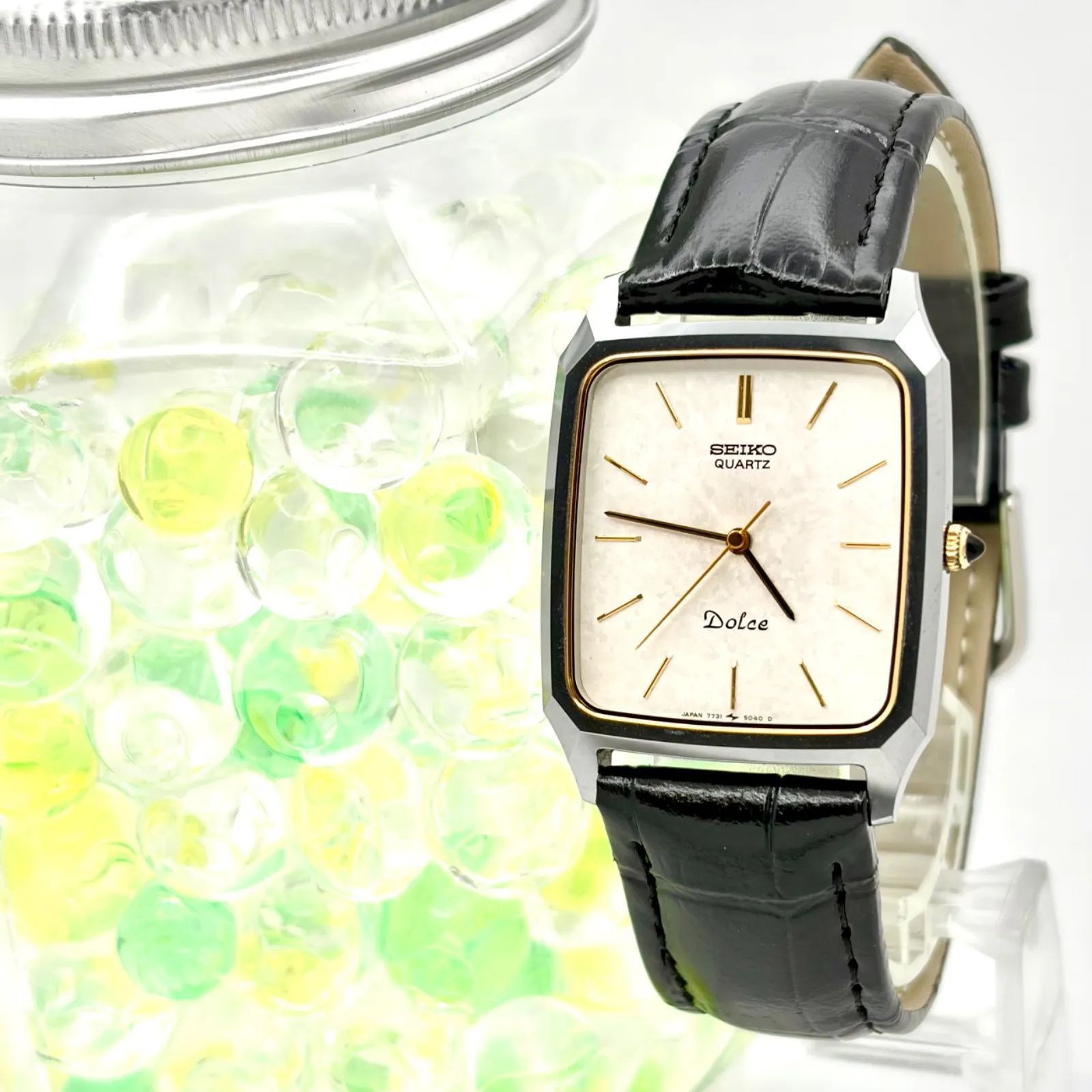 美品/新品電池】SEIKO セイコー Dolce ドルチェ メンズ 腕時計 