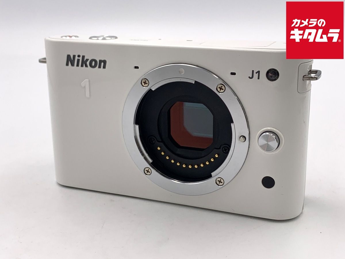 中古】 【並品】 ニコン Nikon 1 J1 ボディ ホワイト - メルカリ