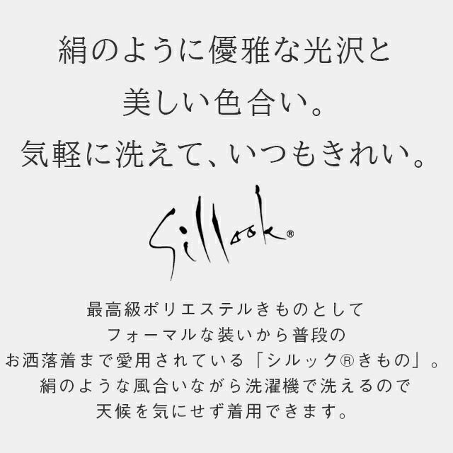 種類3：NO.611 色無地 反物 東レシルック 愛 着尺 紅葉 花 地紋 未仕立て 仕立て代別 洗える 着物 袷 単衣 羽織 道中着 呉服 和裁 和装 着付け お茶 sin8891-emb129
