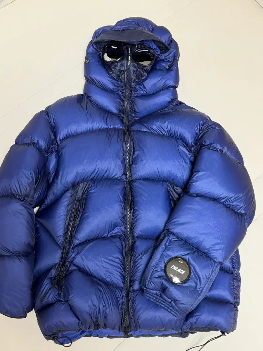 PALACE x C P COMPANY DD シェル リップストップ エクスプローラー ジャケット マザリン ブルー