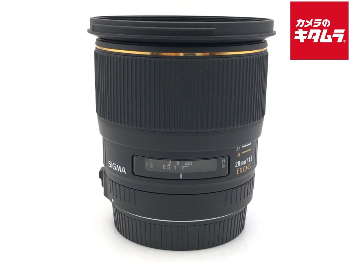 【中古】 【良品】 シグマ 28mm F1.8 EX DG ASP MACRO キヤノン用