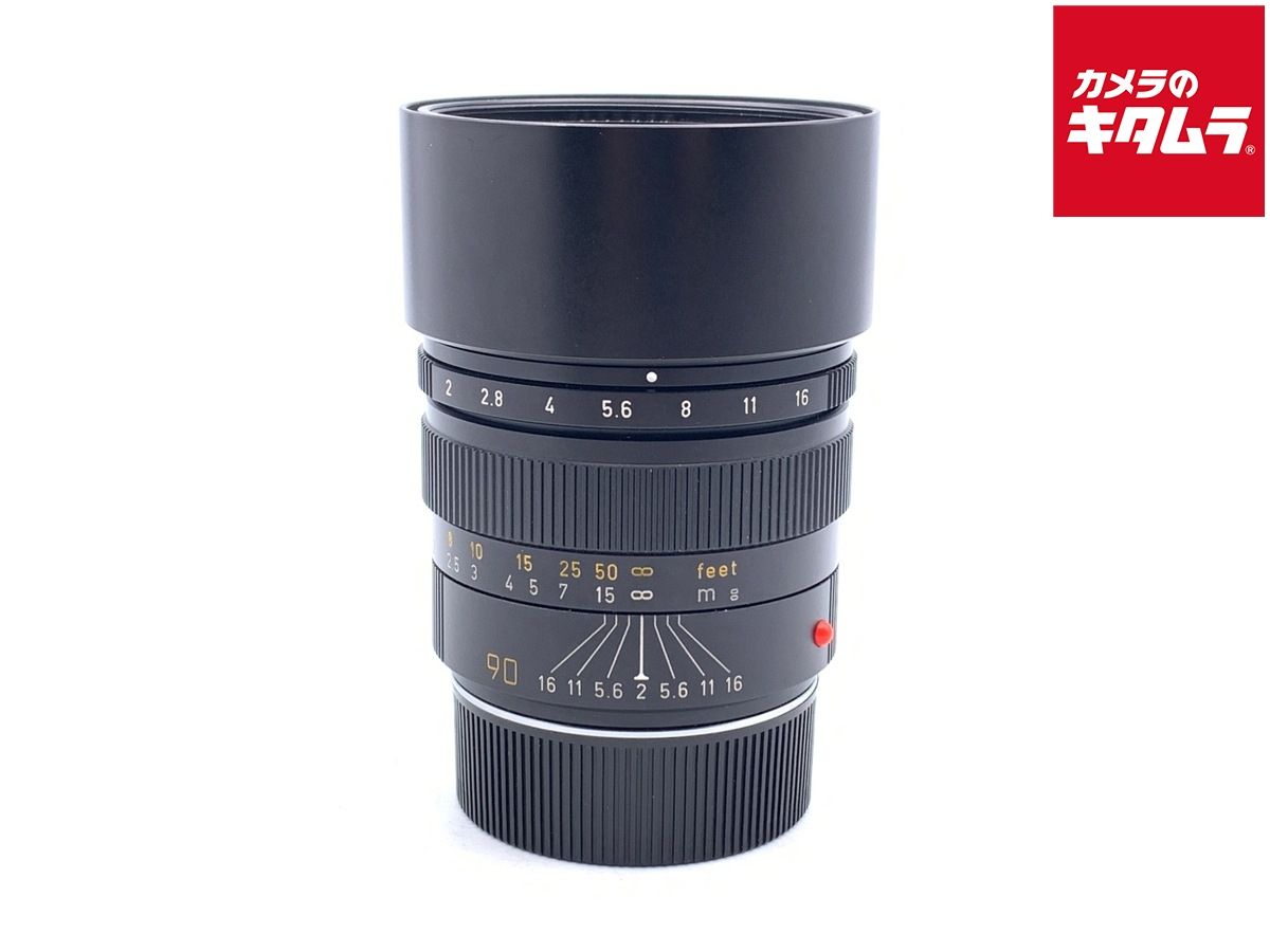 【中古】 【良品】 ライカ ズミクロンM 90/2 ブラック(3代目)