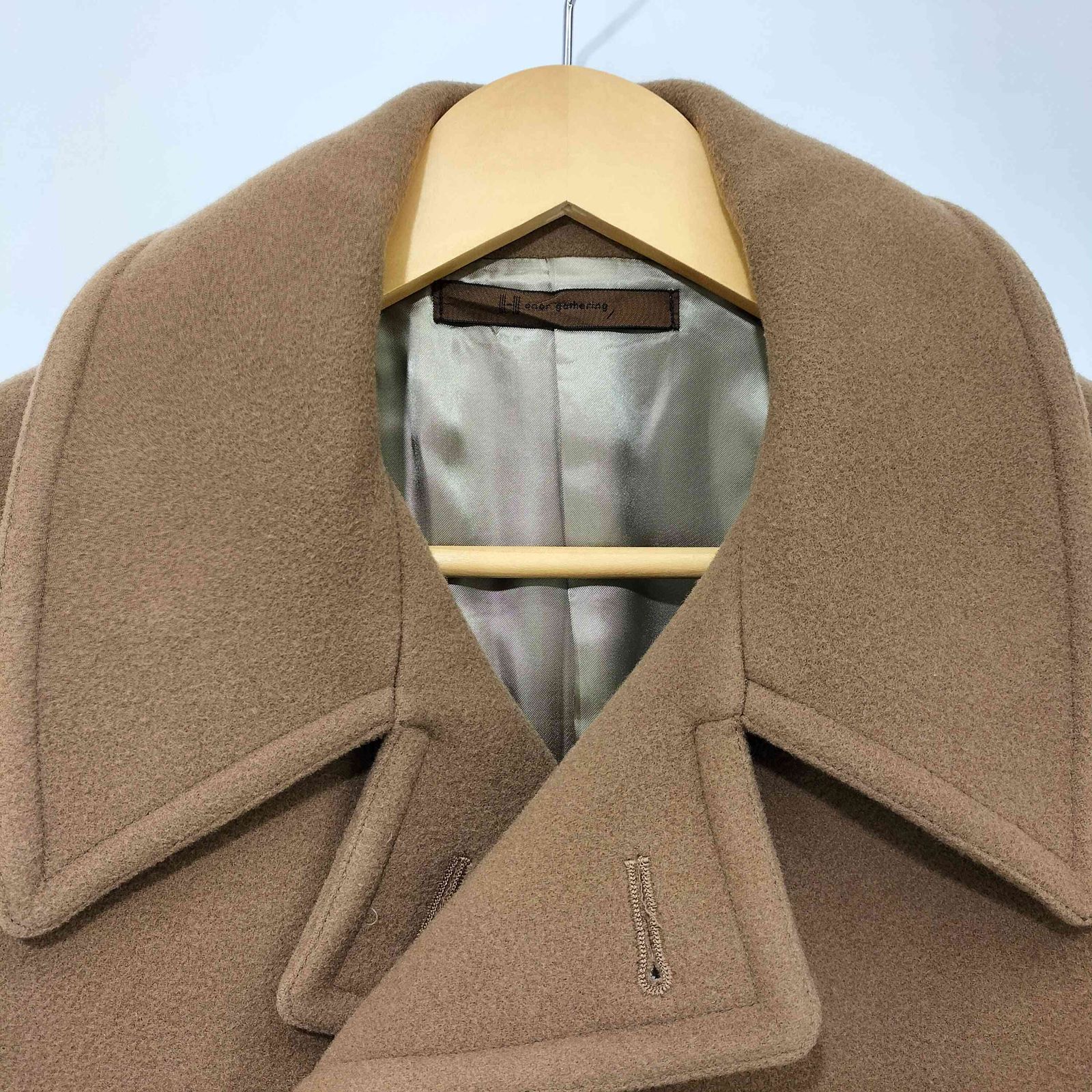 オナーギャザリング HONOR GATHERING Tasmania Fine Wool Pea Coat