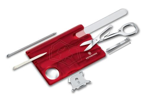 VICTORINOX(ビクトリノックス) スイスカード ネイルケア 全3色 爪やすり 爪磨き ガラスネイルファイル はさみ搭載 13機能 防災 救急 コンパクト 【国内正規品】t d2bbef3c