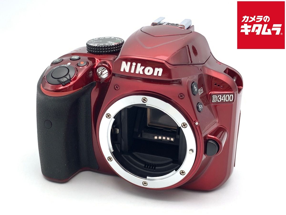 【中古】 【良品】 ニコン D3400 ボディ レッド 28,244円