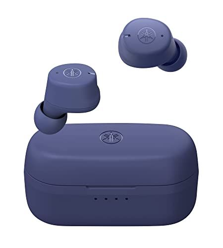 ヤマハ(YAMAHA) ワイヤレスイヤホン bluetooth TW-E3C(A) : リスニングケア/音声通話/ゲーミングモード/最大9+15時間再生/生活防水IPX5相当/AAC・aptX対応/イコライジング機能 ネイビーブルーｍａ