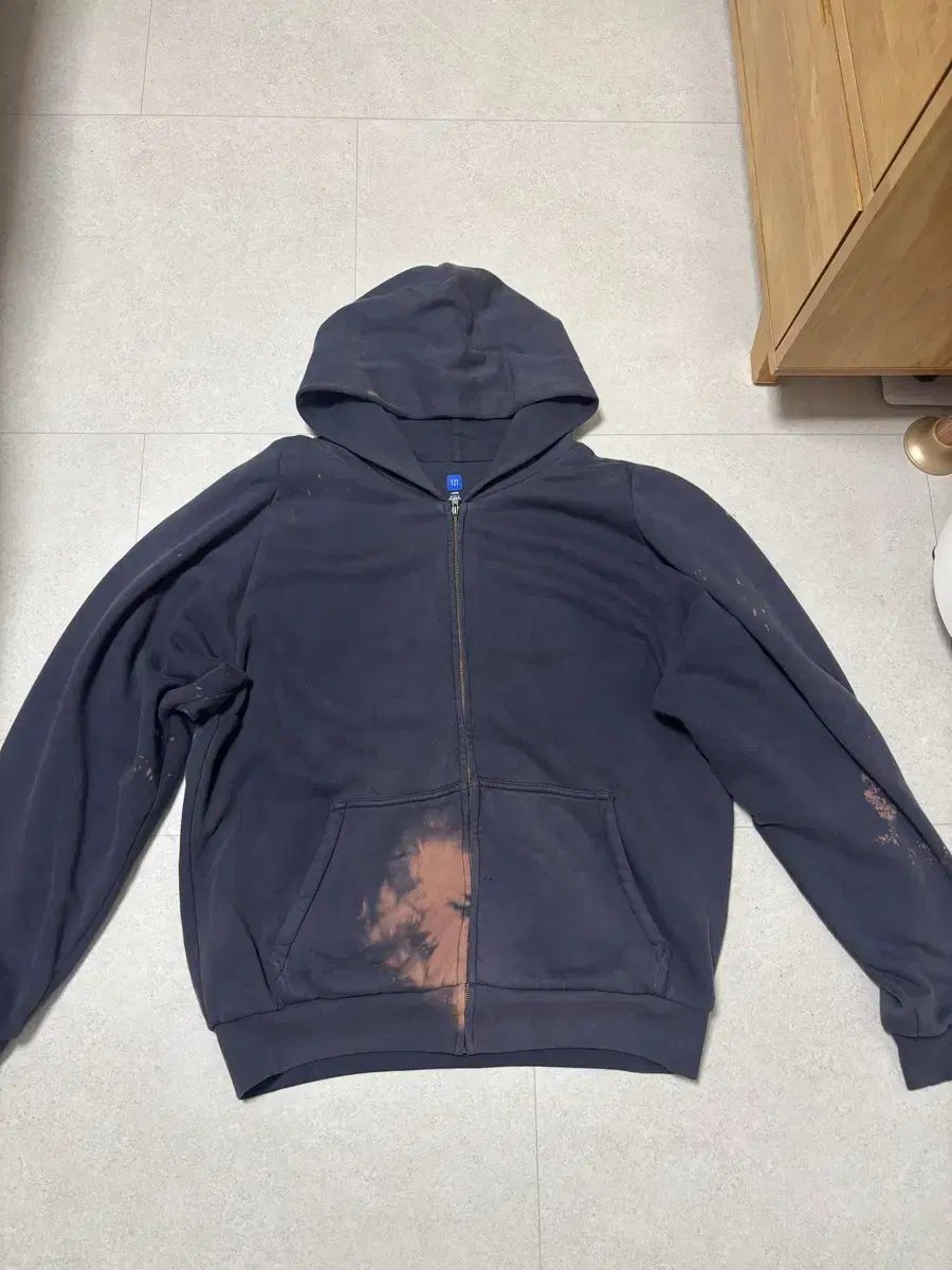 YEEZY GAP フーディー ジップアップ ネイビー L-公式ショッピングサイト