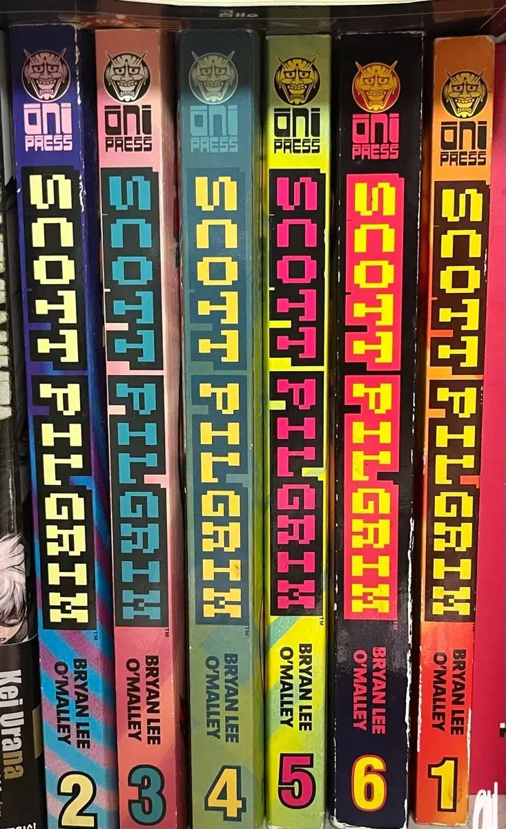 スコット フィル 絵 英文版 漫画 1 - 6 巻