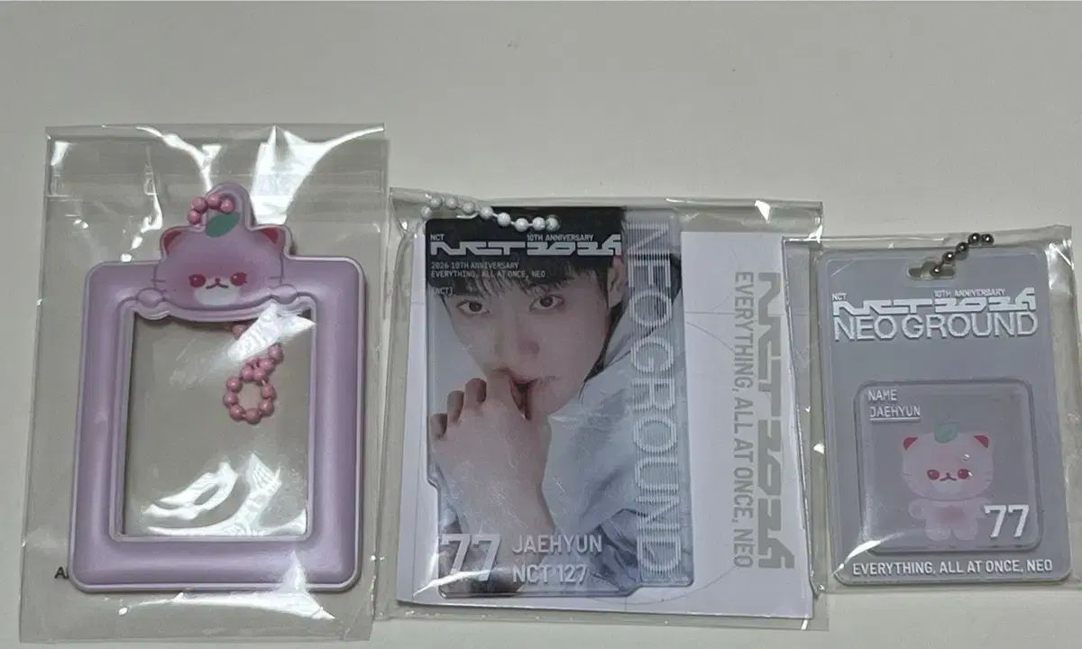 NCT(エヌシーティー) 10周年 ポップアップ ガチャ ジェヒョン(JAEHYUN) ポップアップ カプセル キーホルダー レンチキュラー